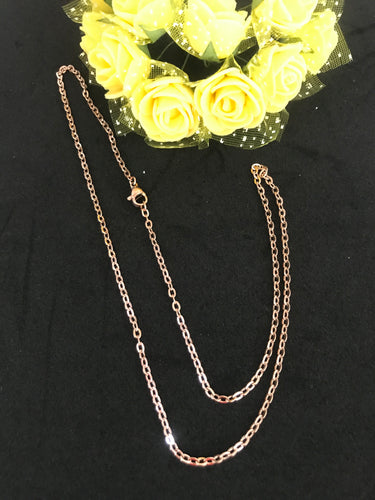 Fine Link Rose gold 50cm